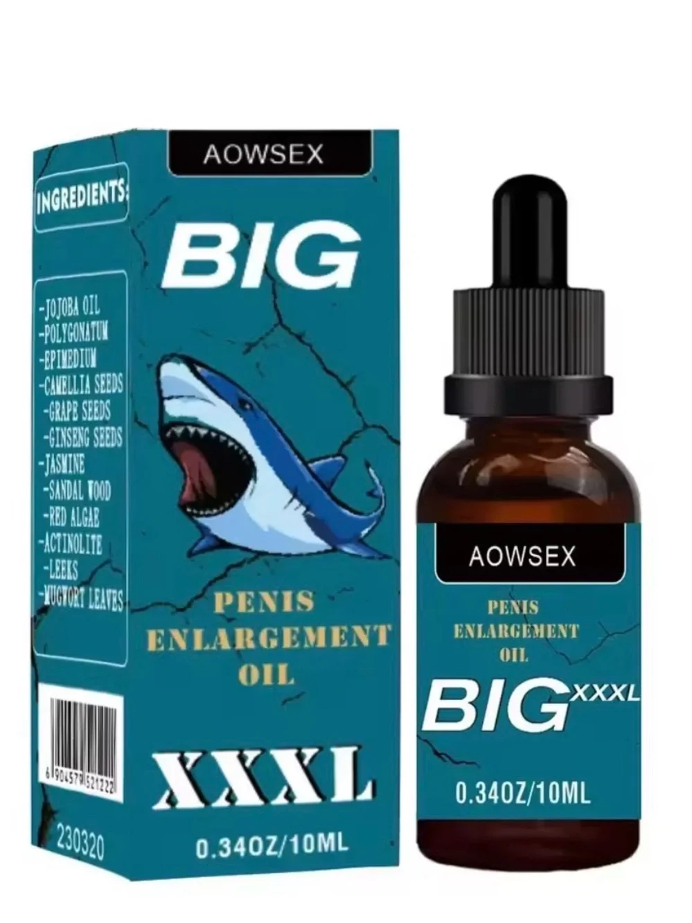 BIG XXXL Men's Grooming Oil – Blue ()